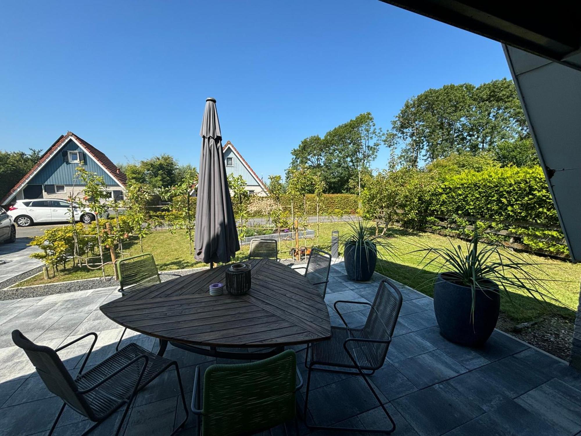 Schönes Ferienhaus am Lauwersmeer Anjum Exterior foto